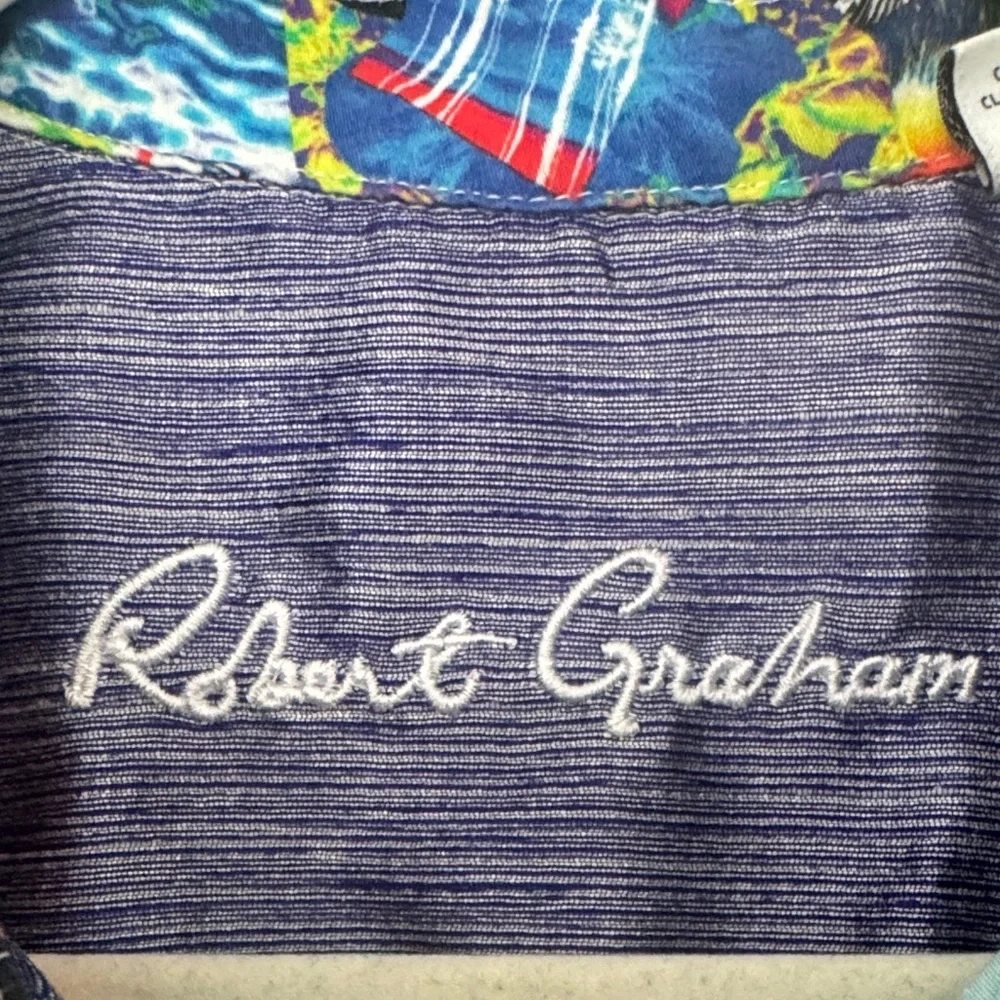 Robert Graham Colorful Geometric Long Sleeve Shirt - Picture 2 of 4